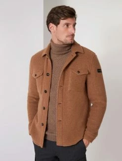 Cavallaro Napoli Pisogno Overshirt Camel