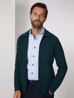 Cavallaro Napoli Zinambo Overshirt Donkergroen -Cavallaro Napoli Shop 123225005 599000 06 positie 30 586