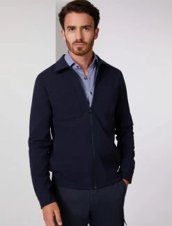 Cavallaro Napoli Zinambo Overshirt Donkerblauw