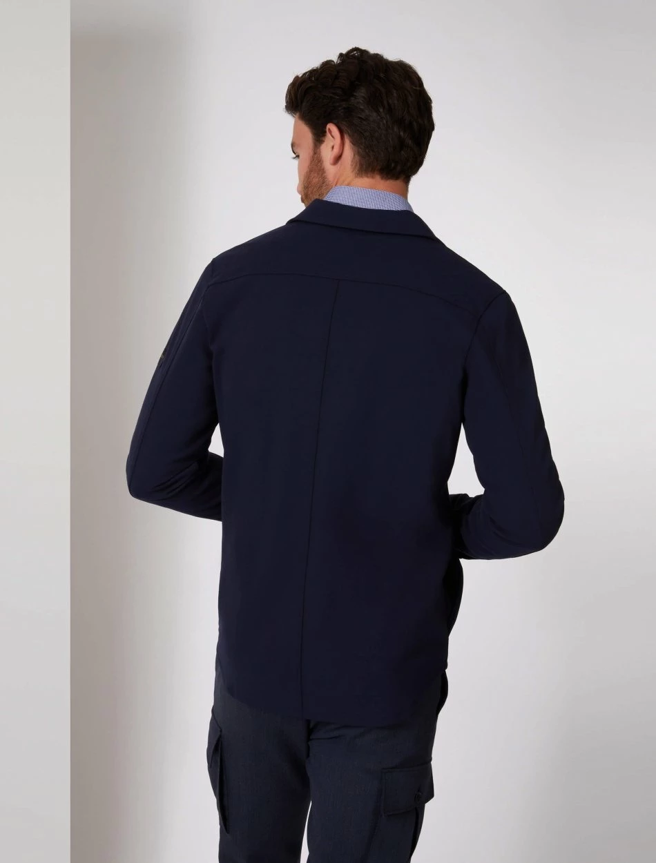 Cavallaro Napoli Zinambo Overshirt Donkerblauw 4 Cavallaro Napoli Zinambo Overshirt Donkerblauw - Afbeelding 4