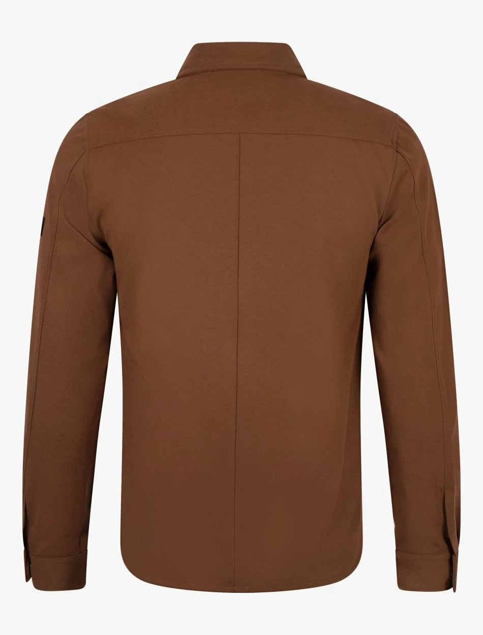 Cavallaro Napoli Zinambo Overshirt Camel 7 Cavallaro Napoli Zinambo Overshirt Camel - Afbeelding 7