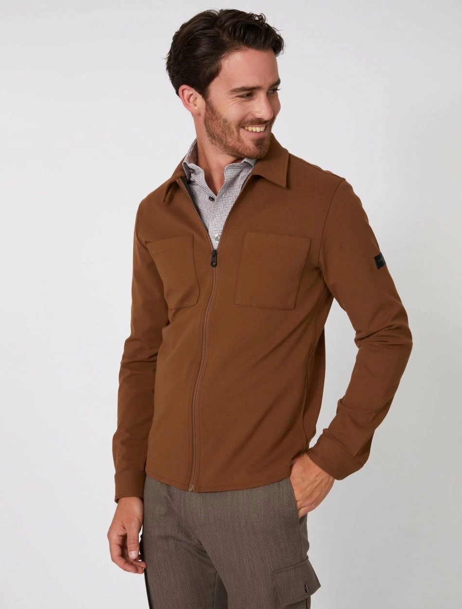 Cavallaro Napoli Zinambo Overshirt Camel 1 Cavallaro Napoli Zinambo Overshirt Camel