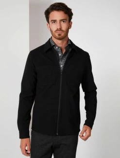 Cavallaro Napoli Zinambo Overshirt Zwart