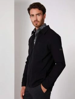 Cavallaro Napoli Zinambo Overshirt Zwart -Cavallaro Napoli Shop 123225005 999000 06 positie 30 380