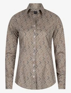 Cavallaro Napoli Isabella Blouse Groen -Cavallaro Napoli Shop 250225002 560107 01 positie 402c20voorkant 362