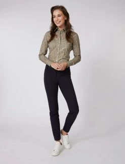 Cavallaro Napoli Isabella Blouse Groen -Cavallaro Napoli Shop 250225002 560107 05 positie 35 247