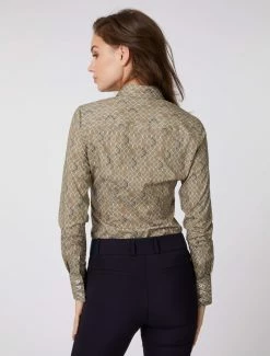 Cavallaro Napoli Isabella Blouse Groen -Cavallaro Napoli Shop 250225002 560107 12 positie 25 558