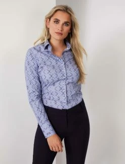 Cavallaro Napoli Isabella Blouse Blauw