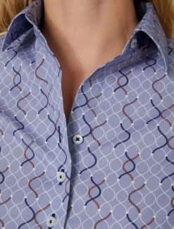 Cavallaro Napoli Isabella Blouse Blauw -Cavallaro Napoli Shop 250225002 650107 11 positie 20 955