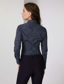 Cavallaro Napoli Isabella Blouse Donkerblauw 12 Cavallaro Napoli Isabella Blouse Donkerblauw -Cavallaro Napoli Shop 250225002 699107 12 positie 25 917