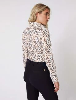 Cavallaro Napoli Fenoma Blouse Bruin -Cavallaro Napoli Shop 250225004 100857 12 positie 25 636