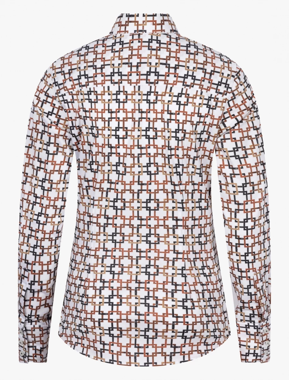 Cavallaro Napoli Belana Blouse Bruin 2 Cavallaro Napoli Belana Blouse Bruin - Afbeelding 2