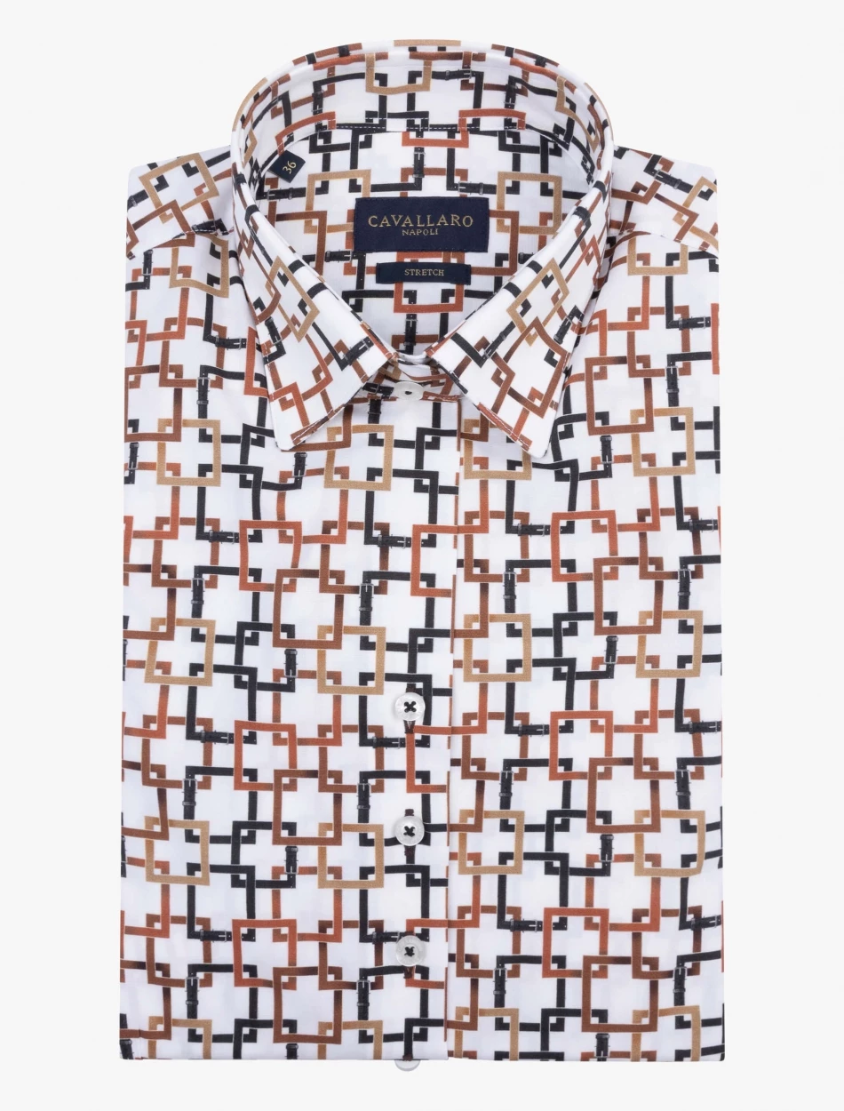 Cavallaro Napoli Belana Blouse Bruin 3 Cavallaro Napoli Belana Blouse Bruin - Afbeelding 3