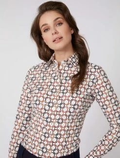 Cavallaro Napoli Belana Blouse Bruin 12 Cavallaro Napoli Belana Blouse Bruin -Cavallaro Napoli Shop 250225010 100857 05 positie 05 855