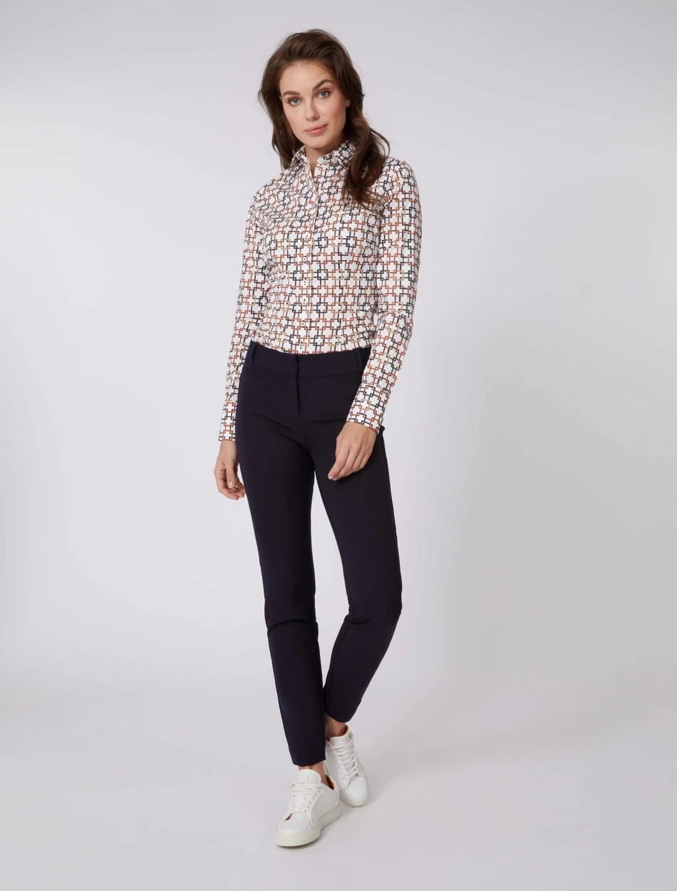 Cavallaro Napoli Belana Blouse Bruin 9 Cavallaro Napoli Belana Blouse Bruin - Afbeelding 9