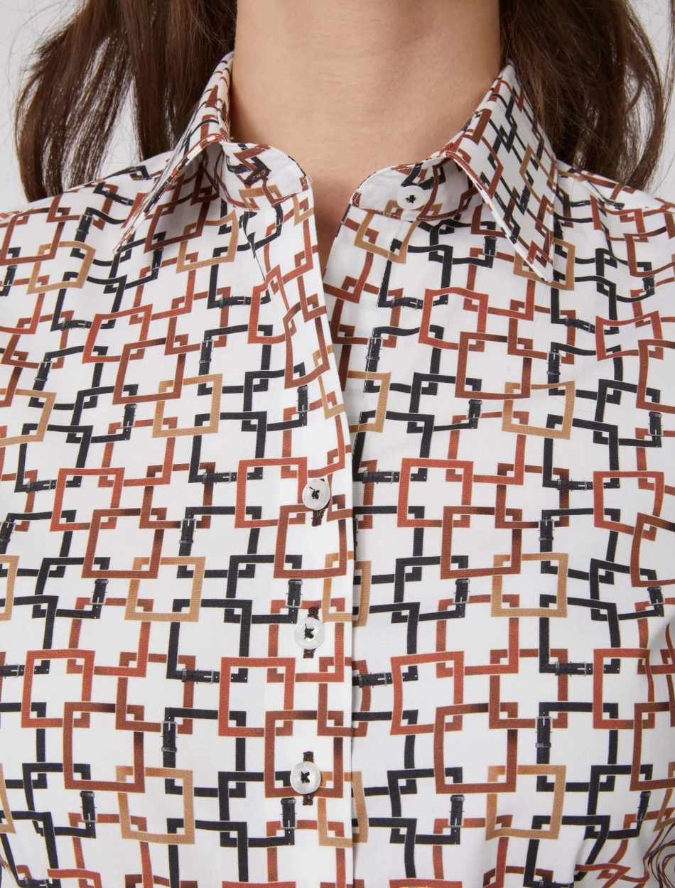 Cavallaro Napoli Belana Blouse Bruin 6 Cavallaro Napoli Belana Blouse Bruin - Afbeelding 6