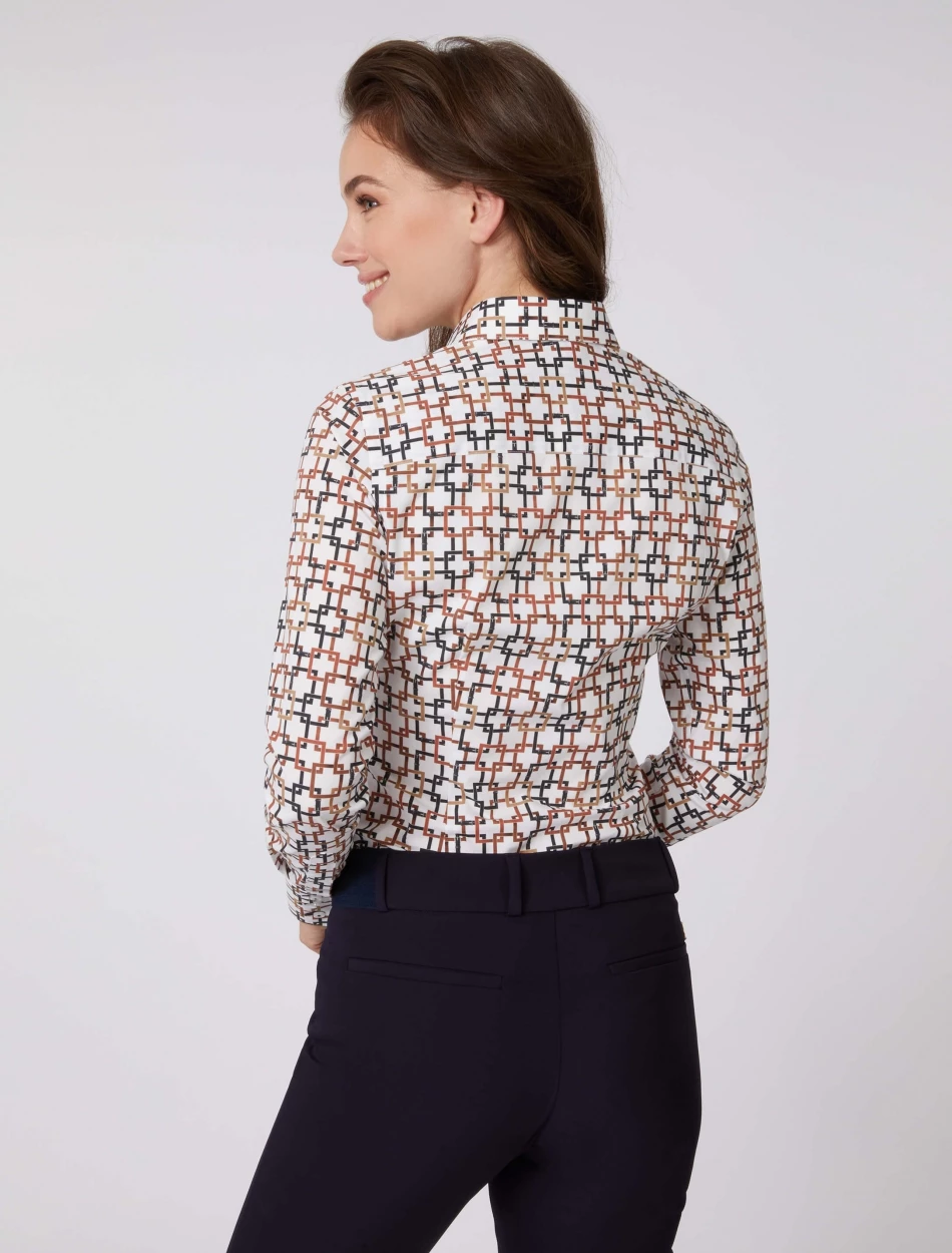 Cavallaro Napoli Belana Blouse Bruin 7 Cavallaro Napoli Belana Blouse Bruin - Afbeelding 7