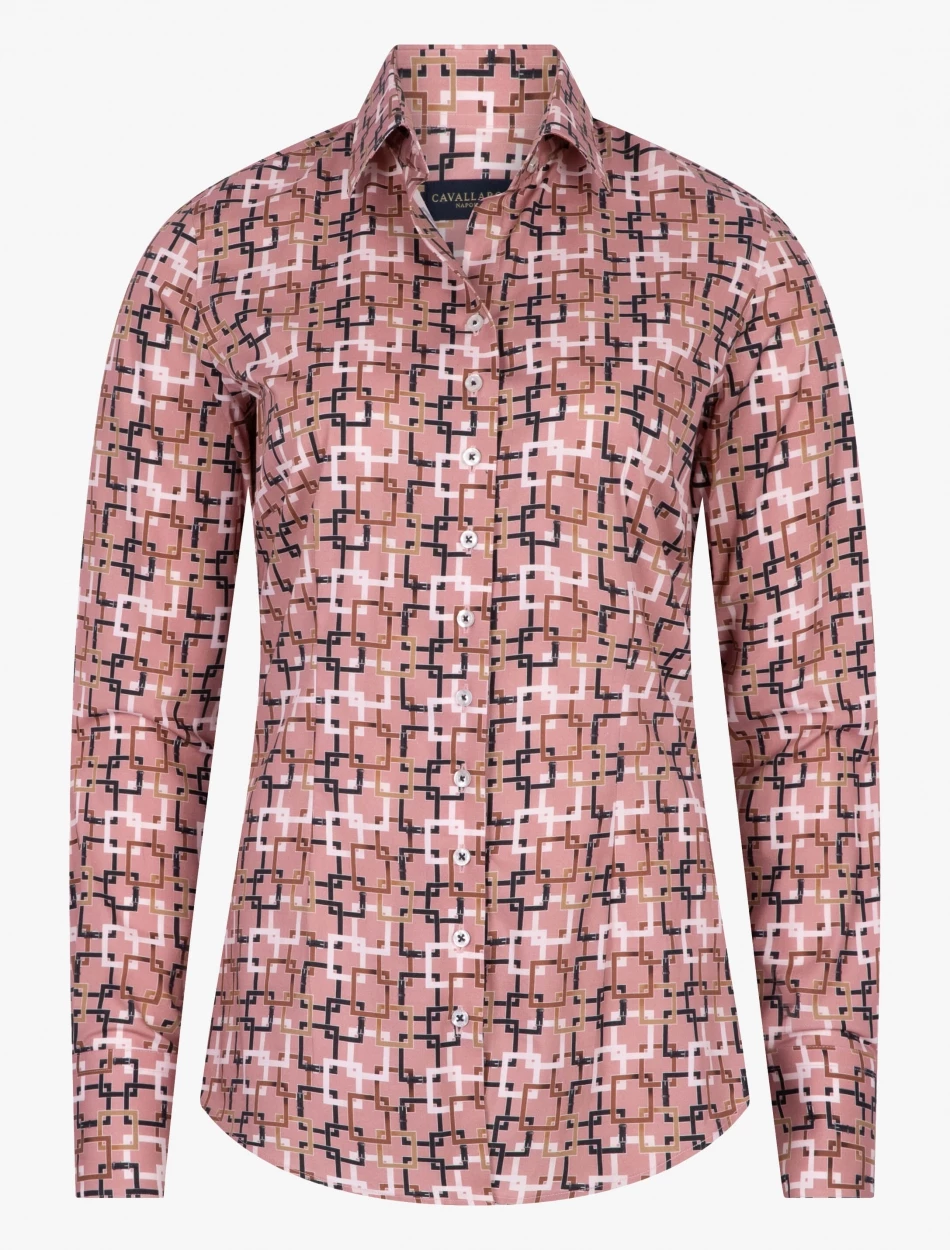Cavallaro Napoli Belana Blouse Licht Roze 7 Cavallaro Napoli Belana Blouse Licht Roze - Afbeelding 7