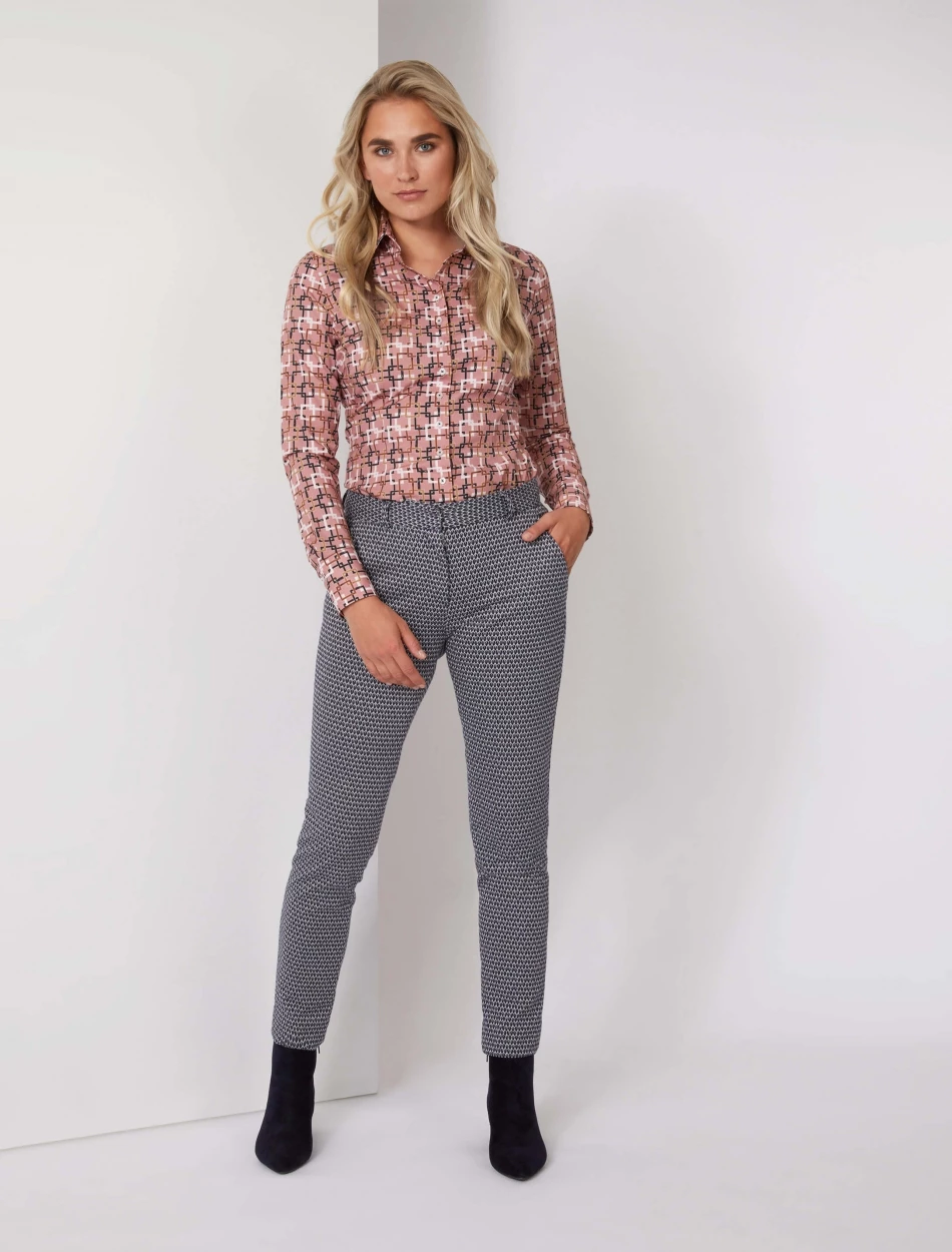 Cavallaro Napoli Belana Blouse Licht Roze 2 Cavallaro Napoli Belana Blouse Licht Roze - Afbeelding 2