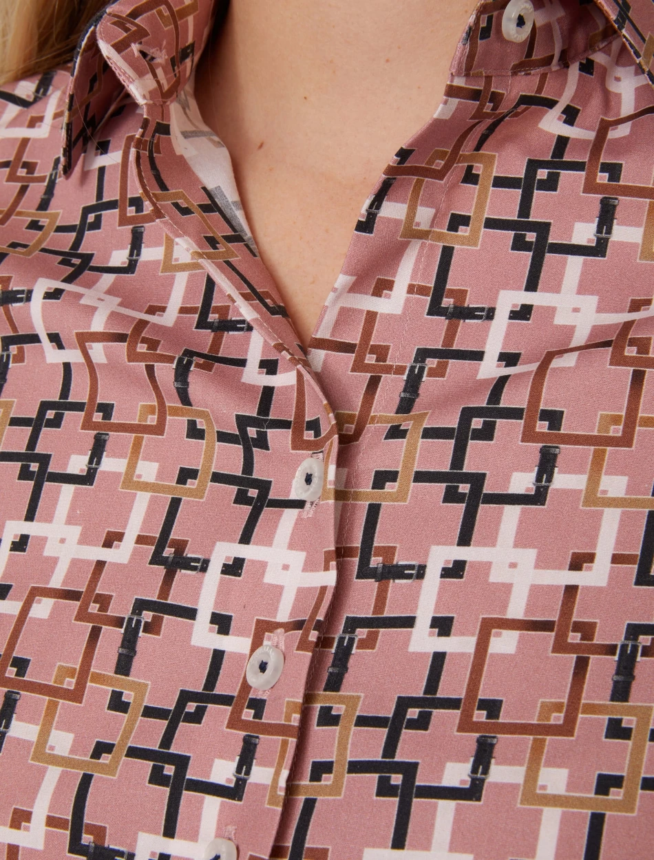 Cavallaro Napoli Belana Blouse Licht Roze 3 Cavallaro Napoli Belana Blouse Licht Roze - Afbeelding 3