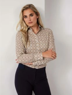 Cavallaro Napoli Linda Blouse Bruin 12 Cavallaro Napoli Linda Blouse Bruin -Cavallaro Napoli Shop 250225017 850107 06 positie 30 23