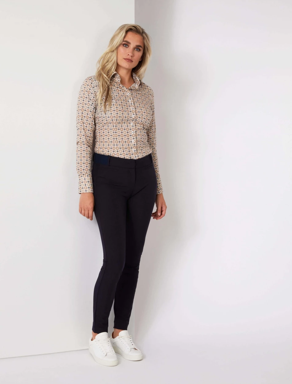 Cavallaro Napoli Linda Blouse Bruin 2 Cavallaro Napoli Linda Blouse Bruin - Afbeelding 2