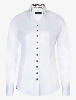 Cavallaro Napoli Biancella Blouse Wit -Cavallaro Napoli Shop 250225022 100000 01 positie 402c20voorkant 565
