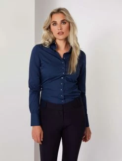 Cavallaro Napoli Velentina Blouse Donkerblauw -Cavallaro Napoli Shop 250225023 699000 06 positie 30 88