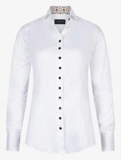 Cavallaro Napoli Monanizza Blouse Wit -Cavallaro Napoli Shop 250225026 100000 01 positie 402c20voorkant 390