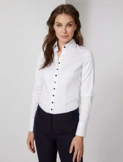 Cavallaro Napoli Monanizza Blouse Wit -Cavallaro Napoli Shop 250225026 100000 06 positie 30 375