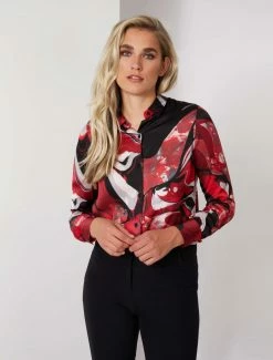 Cavallaro Napoli Marlina Blouse Rood -Cavallaro Napoli Shop 250225029 400997 06 positie 30 499