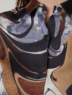 Cavallaro Napoli Marlina Blouse Blauw -Cavallaro Napoli Shop 250225029 699607 11 positie 20 512