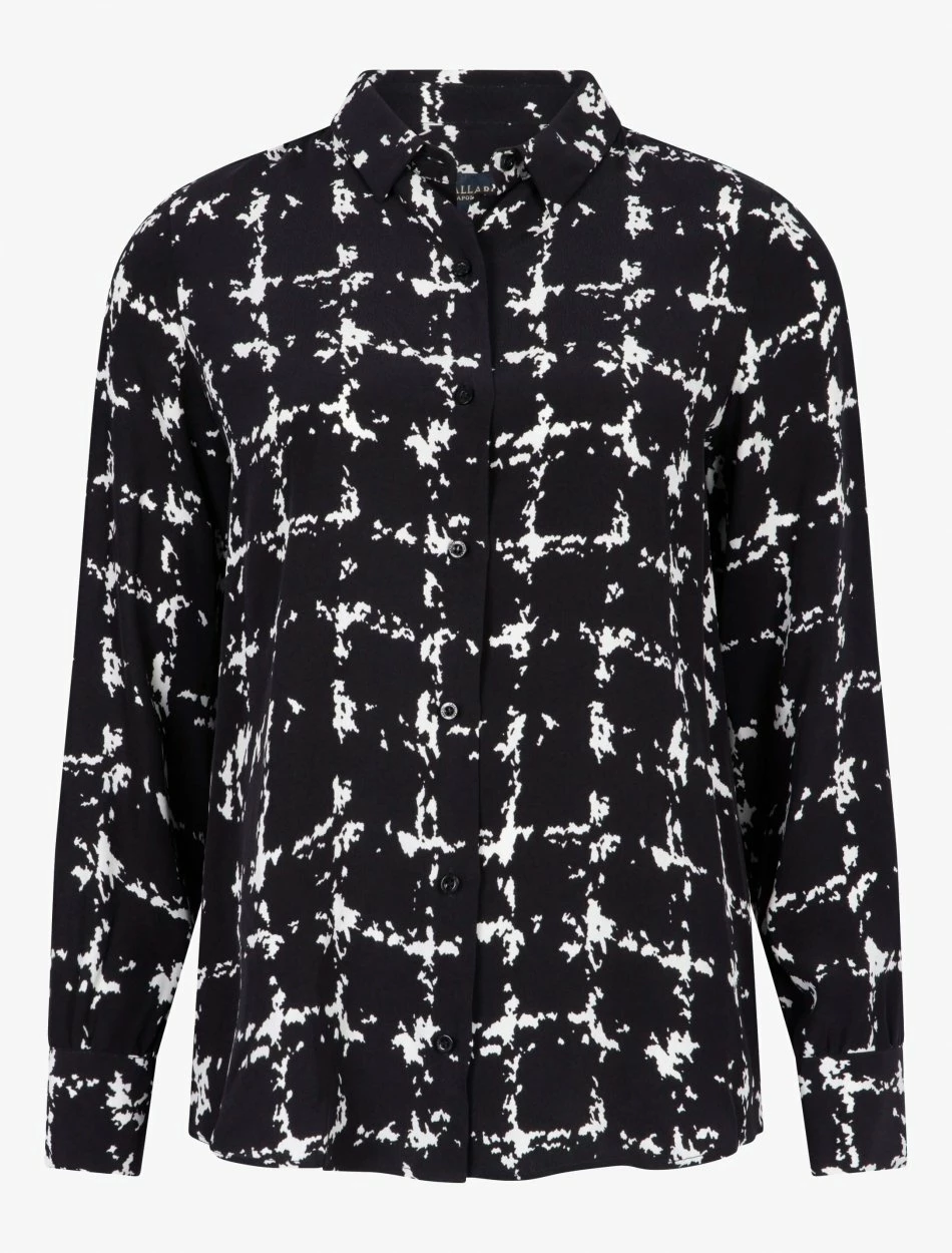 Cavallaro Napoli Giorgia Blouse Zwart 7 Cavallaro Napoli Giorgia Blouse Zwart - Afbeelding 7