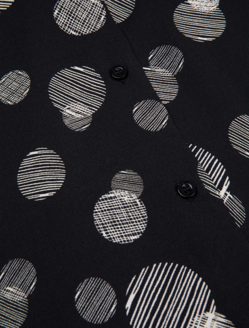 Cavallaro Napoli Sfera Blouse Zwart 8 Cavallaro Napoli Sfera Blouse Zwart - Afbeelding 8