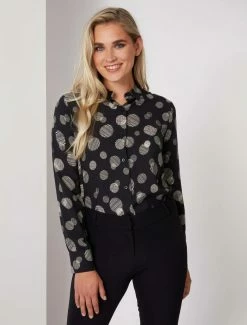 Cavallaro Napoli Sfera Blouse Zwart 12 Cavallaro Napoli Sfera Blouse Zwart -Cavallaro Napoli Shop 250225031 999127 06 positie 30 752