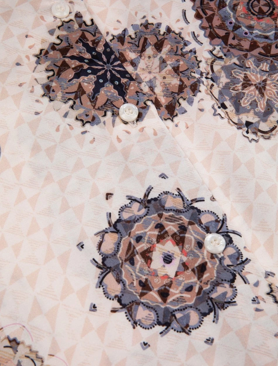 Cavallaro Napoli Liona Blouse Beige / Blauw 9 Cavallaro Napoli Liona Blouse Beige / Blauw - Afbeelding 9