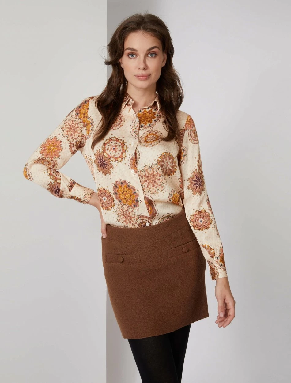 Cavallaro Napoli Liona Blouse Beige 1 Cavallaro Napoli Liona Blouse Beige