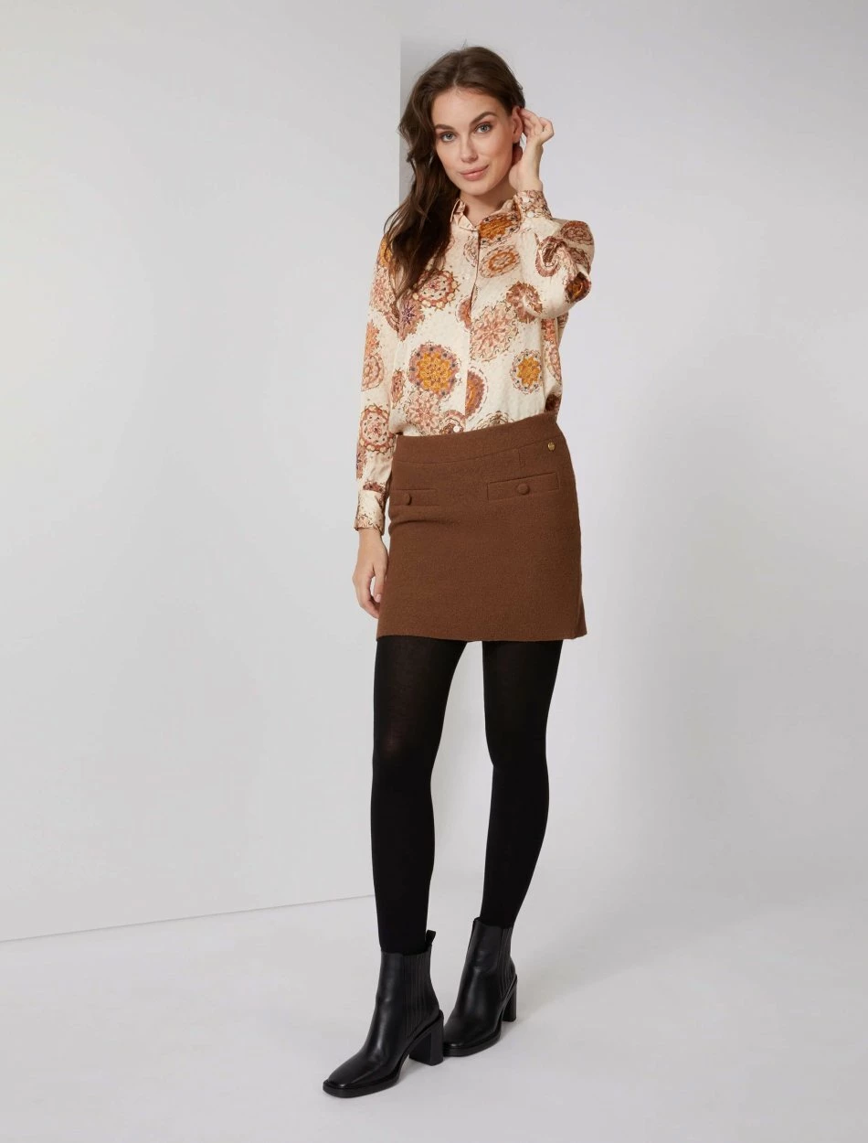 Cavallaro Napoli Liona Blouse Beige 6 Cavallaro Napoli Liona Blouse Beige - Afbeelding 6