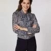 Cavallaro Napoli Noora Blouse Donkerblauw
