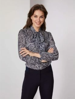 Cavallaro Napoli Noora Blouse Donkerblauw