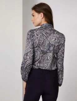 Cavallaro Napoli Noora Blouse Donkerblauw -Cavallaro Napoli Shop 250225035 699000 12 positie 25 434