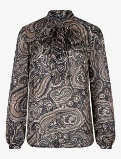 Cavallaro Napoli Noora Blouse Zwart -Cavallaro Napoli Shop 250225035 999000 01 positie 402c20voorkant 698