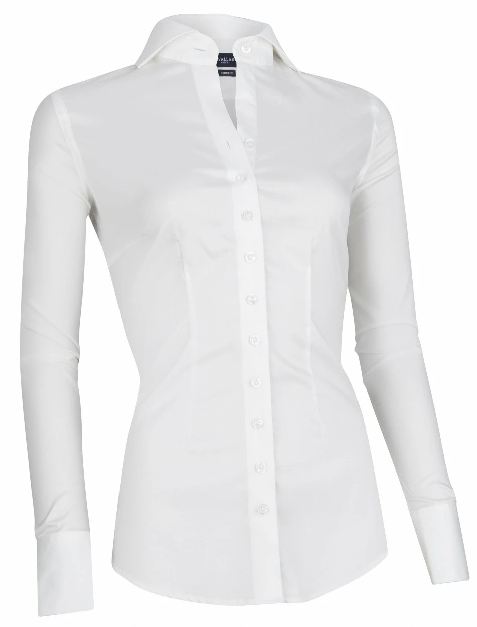 Cavallaro Napoli Bianco NOS Blouse Wit 2 Cavallaro Napoli Bianco NOS Blouse Wit - Afbeelding 2