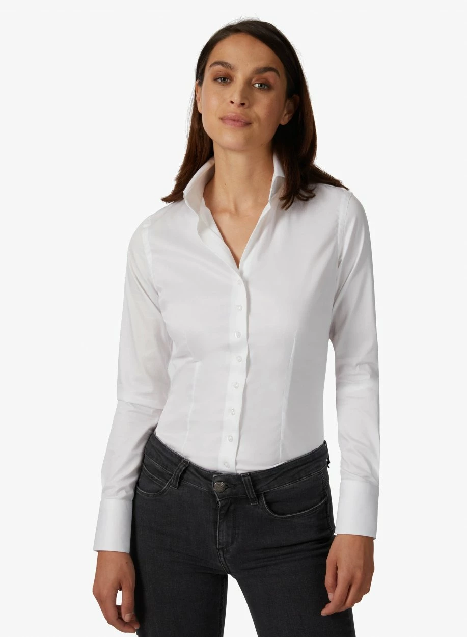 Cavallaro Napoli Bianco NOS Blouse Wit 7 Cavallaro Napoli Bianco NOS Blouse Wit - Afbeelding 7