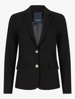 Cavallaro Napoli Ramona Blazer Zwart -Cavallaro Napoli Shop 253225001 999000 01 positie 402c20voorkant 689