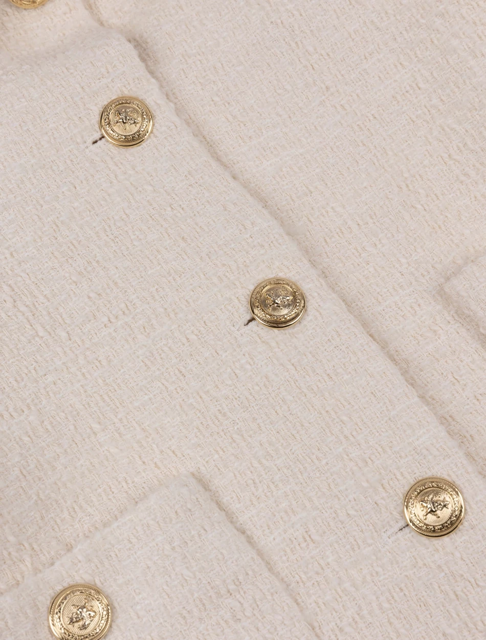 Cavallaro Napoli Basta Blazer Off White 7 Cavallaro Napoli Basta Blazer Off White - Afbeelding 7