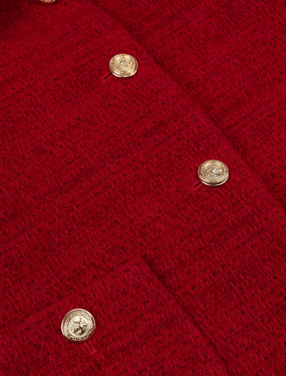 Cavallaro Napoli Basta Blazer Rood 3 Cavallaro Napoli Basta Blazer Rood - Afbeelding 3