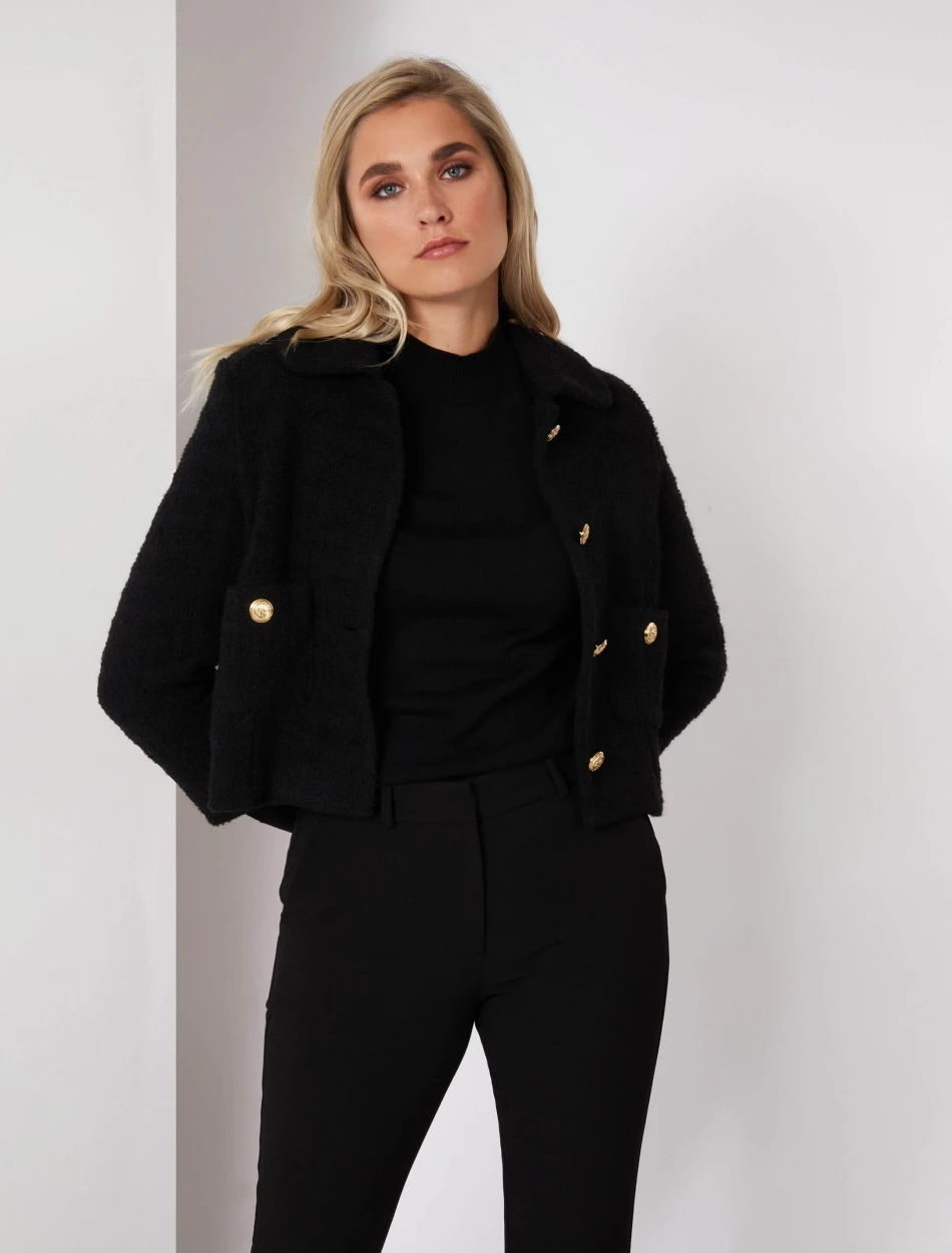 Cavallaro Napoli Basta Blazer Zwart 5 Cavallaro Napoli Basta Blazer Zwart - Afbeelding 5