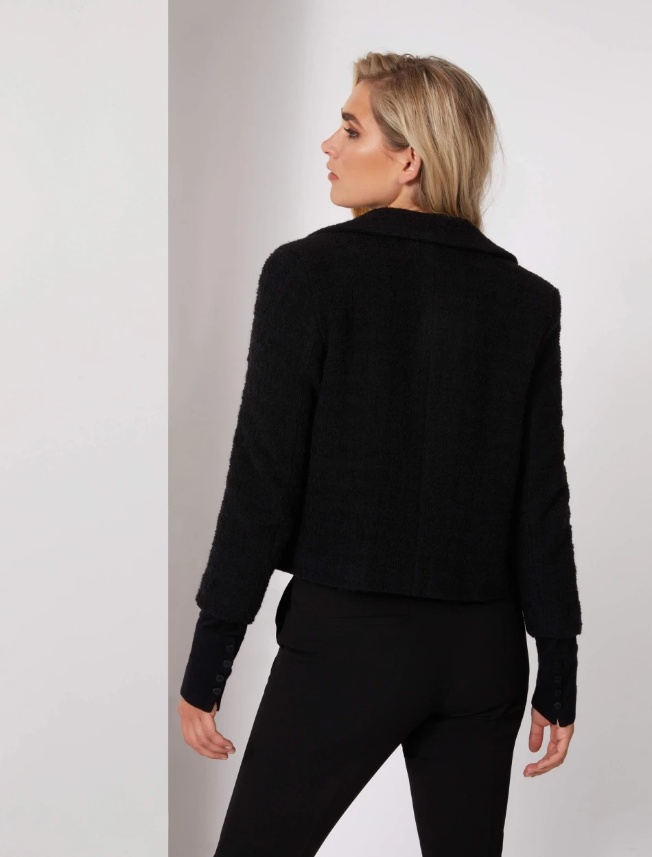 Cavallaro Napoli Basta Blazer Zwart 4 Cavallaro Napoli Basta Blazer Zwart - Afbeelding 4