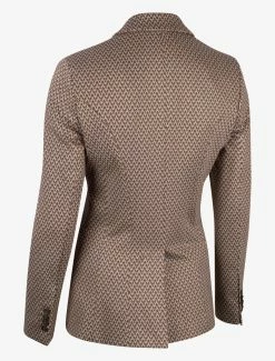 Cavallaro Napoli Louisa Blazer Bruin -Cavallaro Napoli Shop 253225003 850827 02 positie 50 539